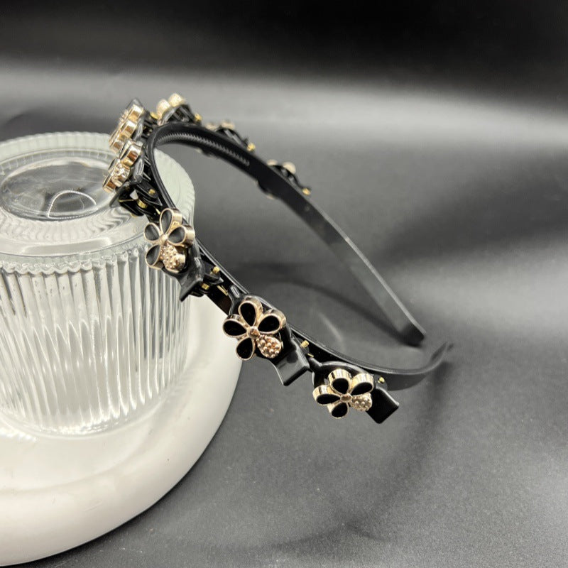 Braiding Hair Clip Flyaway Hair Head Accessory Kids Pearl