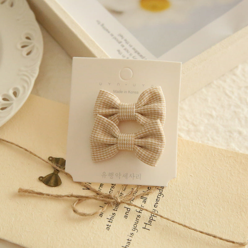 A172 Kids Head Accessory Hair Accessory INS Bow Hair Clip 1