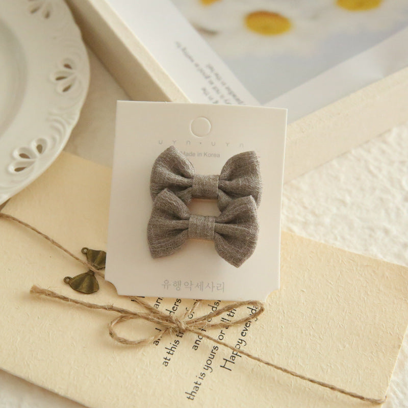 A172 Kids Head Accessory Hair Accessory INS Bow Hair Clip 1