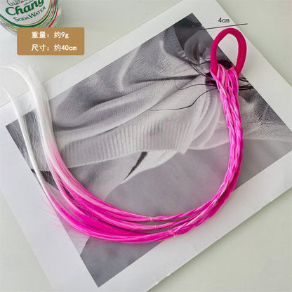 Head Accessory Kids Hair Accessory Colorful Braiding Hair Tie
