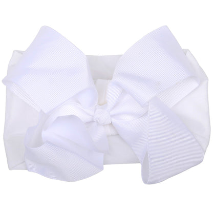 6inch Baby Elastic Hair Band Hair Accessory Minimalist Kids Bow Nylon Headband