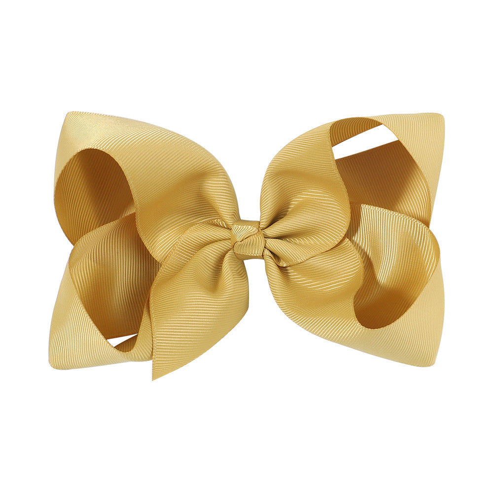 6 Kids Bow Hair Clip Head Accessory 588