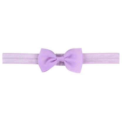 644 Kids Bow Hair Band Small Bow Elastic Headband