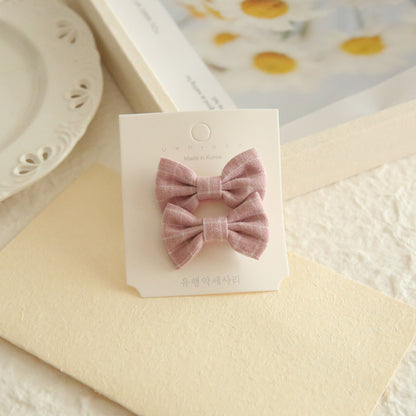 A172 Kids Head Accessory Hair Accessory INS Bow Hair Clip 1