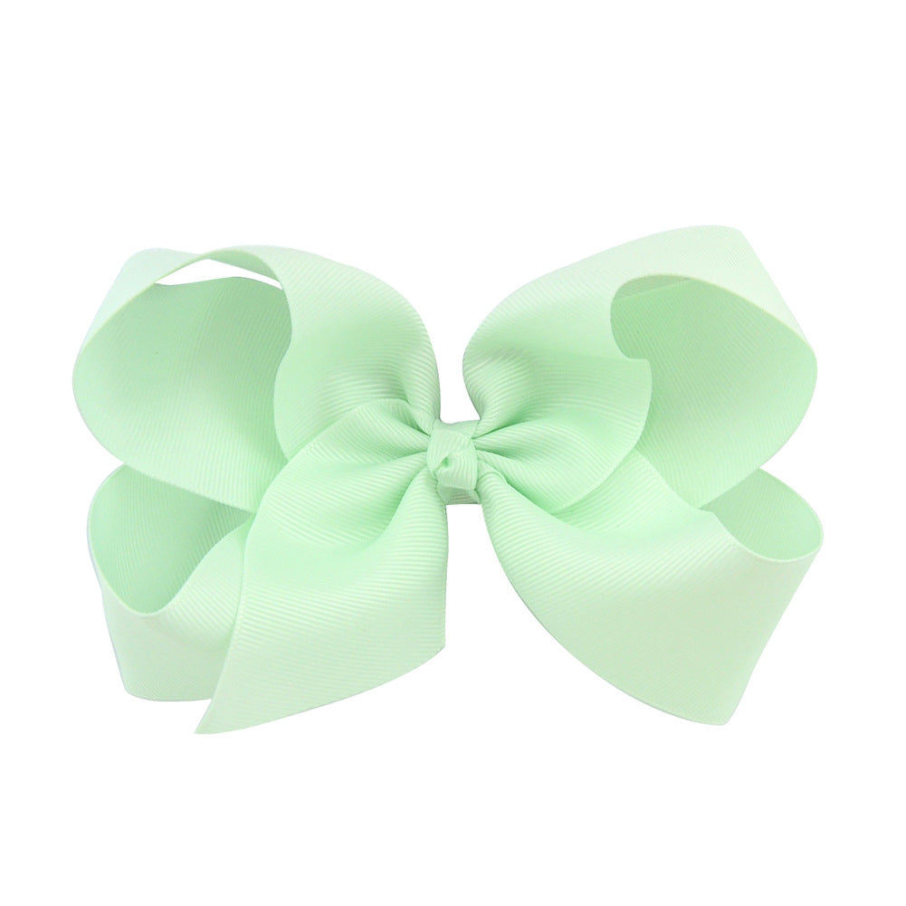 6 Kids Bow Hair Clip Head Accessory 588