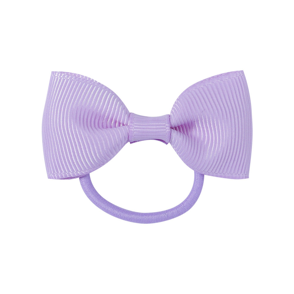 Bow Hair Tie Girl Headband Hair Tie Elastic Band Head Accessory 201