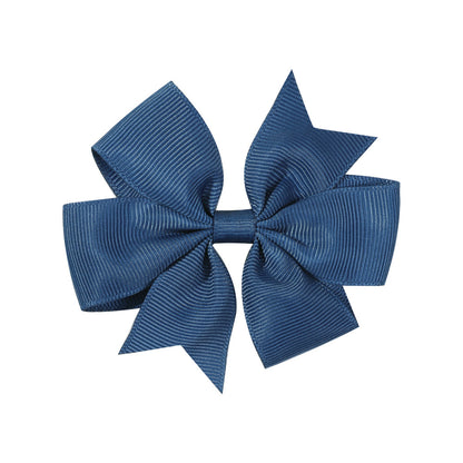 Handmade V Bow Hair Clip Hair Accessory Kids Head Accessory 564