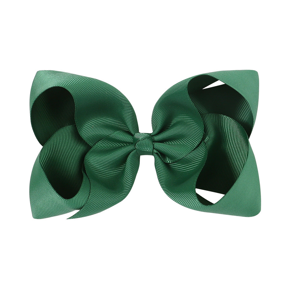 6 Kids Bow Hair Clip Head Accessory 588