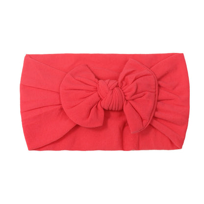 Handmade Kids Hair Band Nylon Baby Bow Invisible Headband