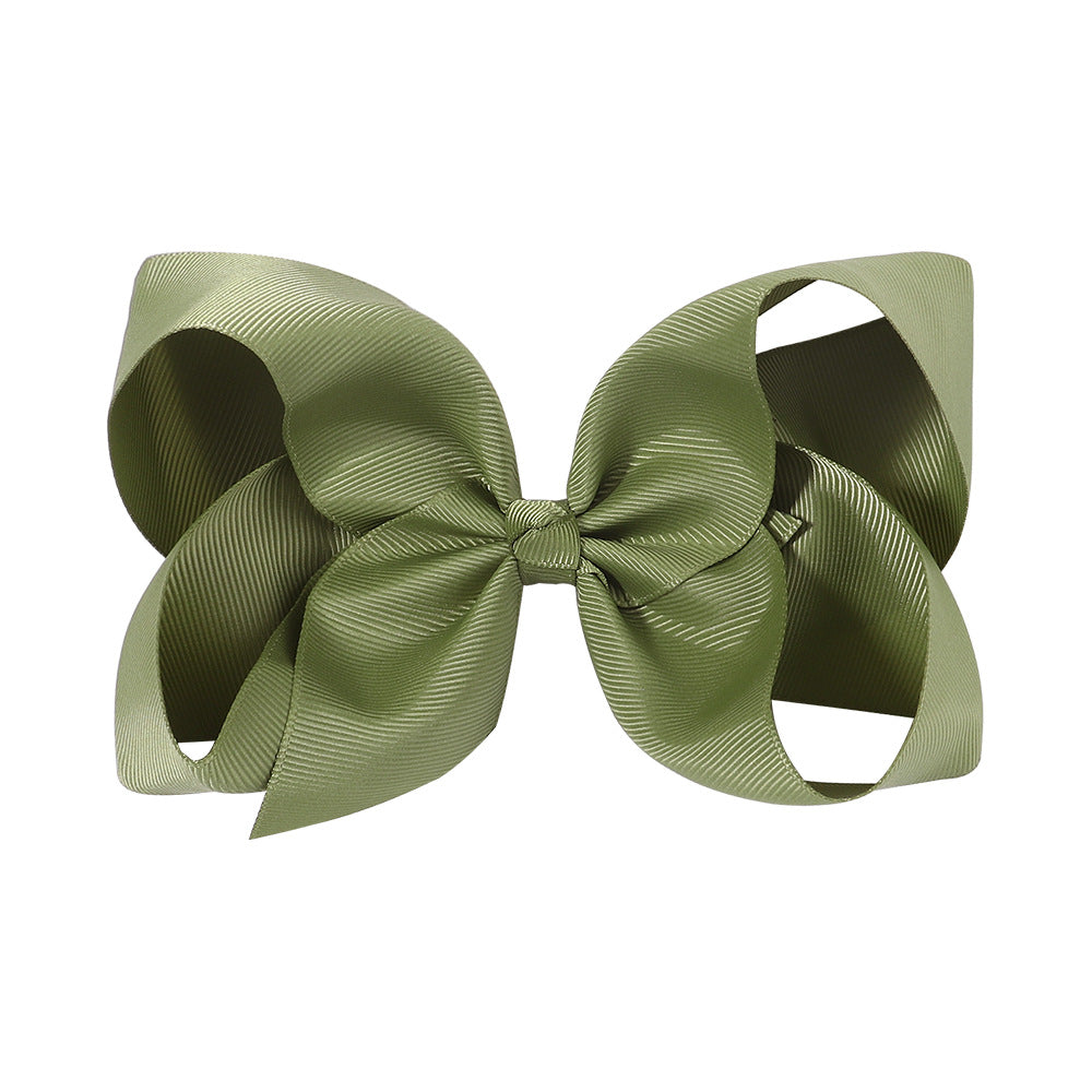 6 Kids Bow Hair Clip Head Accessory 588