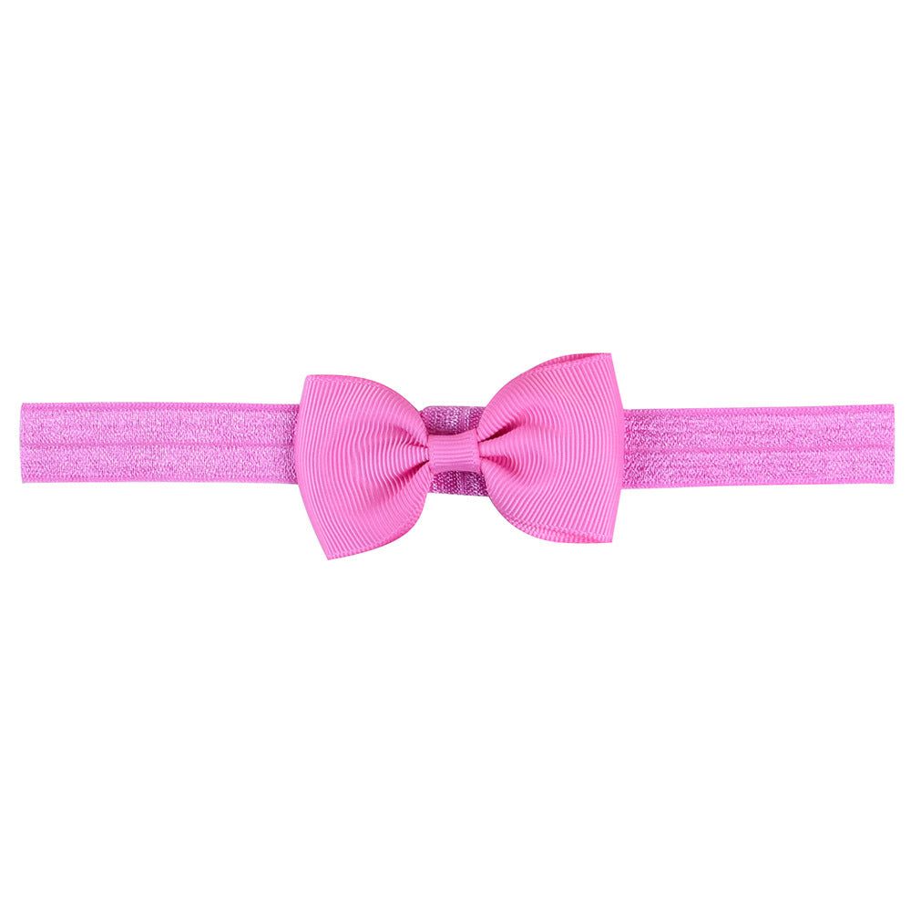 644 Kids Bow Hair Band Small Bow Elastic Headband