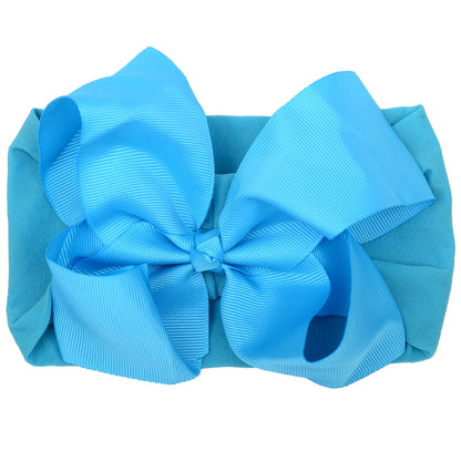 6inch Baby Elastic Hair Band Hair Accessory Minimalist Kids Bow Nylon Headband