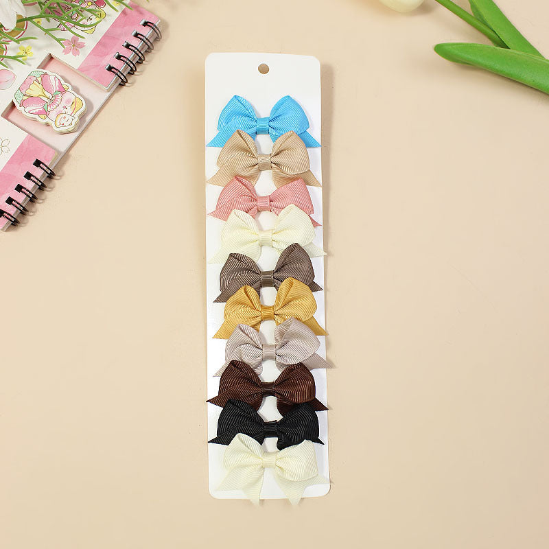 Baby Head Accessory Hairpin Hair Clip Hair Accessory Kids Bow BB Clip Hair Clip