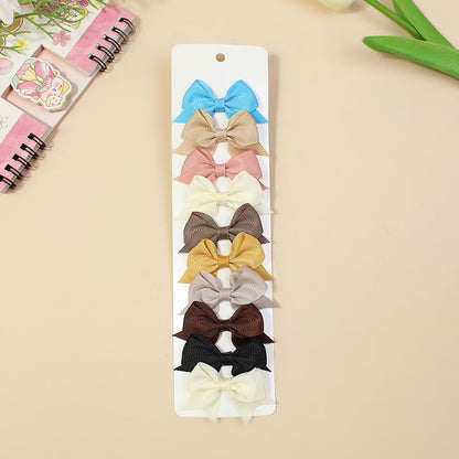 Baby Head Accessory Hairpin Hair Clip Hair Accessory Kids Bow BB Clip Hair Clip