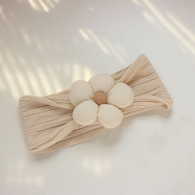 Baby Hair Band Flower Head Accessory
