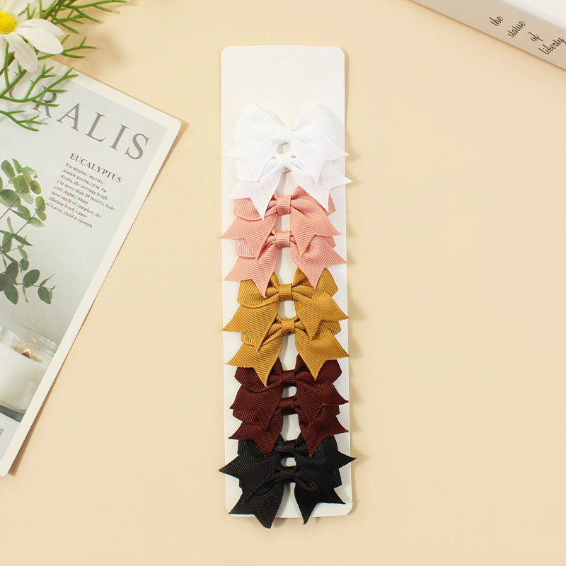 Baby Head Accessory Hairpin Hair Clip Hair Accessory Kids Bow BB Clip Hair Clip