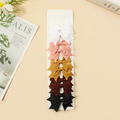 Baby Head Accessory Hairpin Hair Clip Hair Accessory Kids Bow BB Clip Hair Clip