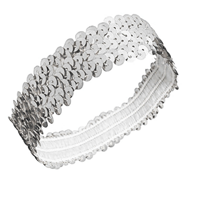 Glitter Hair Band Headband Elastic Kids Fashion Hair Accessory Hairpin