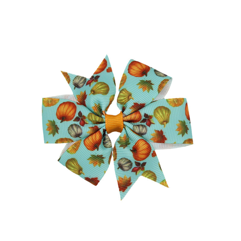 Kids Bow Hair Clip Cute Head Accessory