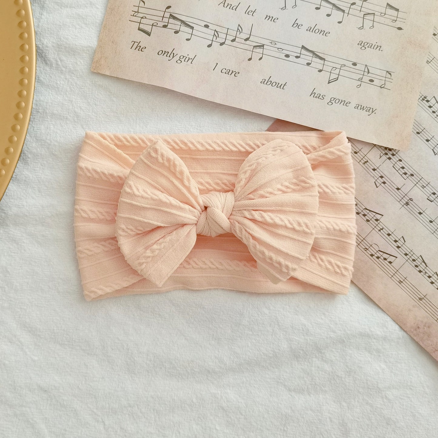 Elastic Nylon Hair Band Bow Baby Head Accessory Hair Accessory
