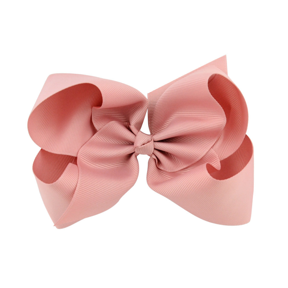 6 Kids Bow Hair Clip Head Accessory 588