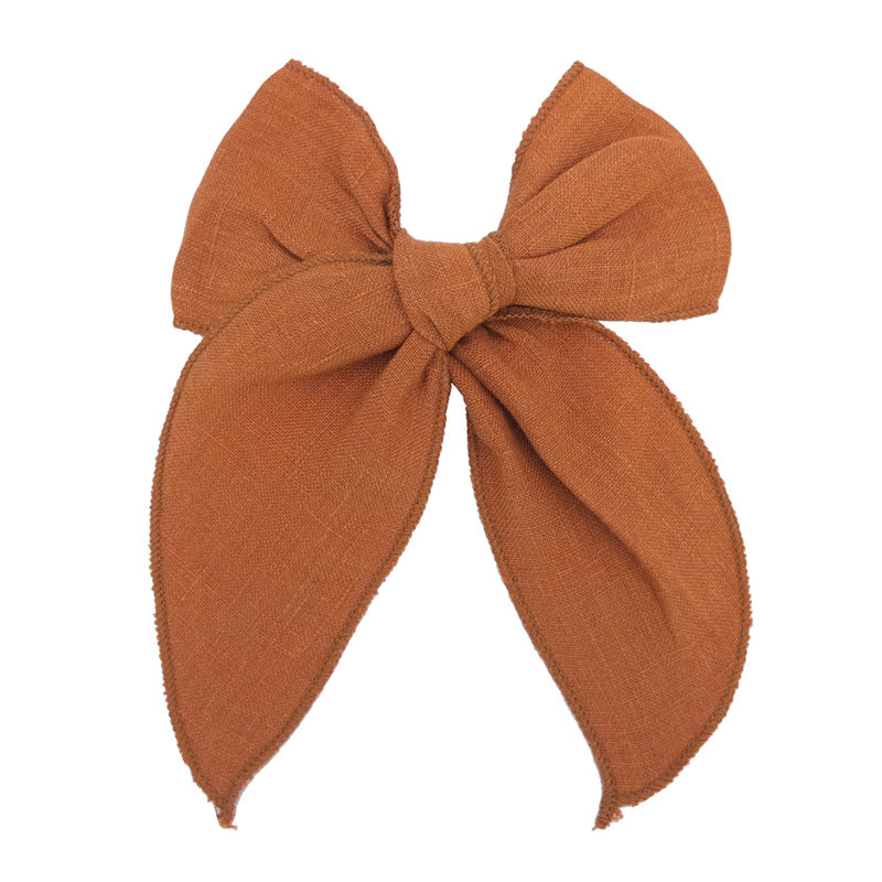 Bow Hair Clip Fabric Hairpin Hair Accessory