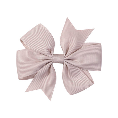 Handmade V Bow Hair Clip Hair Accessory Kids Head Accessory 564