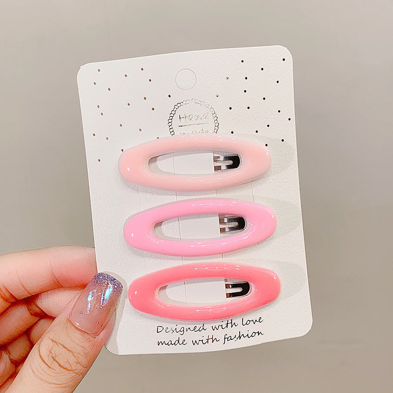 Hair Clip Side Bangs Hair Clip Heart BB Clip Kids Hairpin Head Accessory