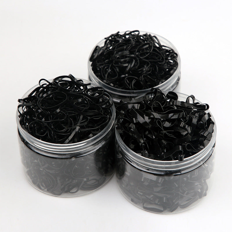 Black Elastic Band High Elasticity Elastic Band Headband Hair Tie