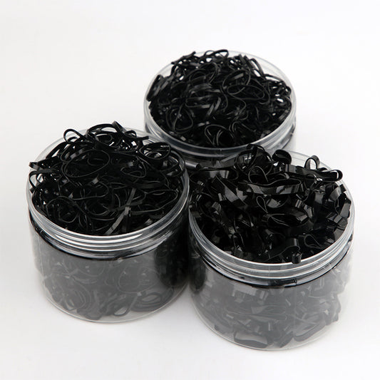 Black Elastic Band High Elasticity Elastic Band Headband Hair Tie