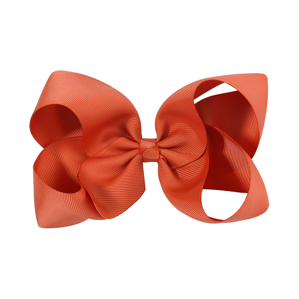 6 Kids Bow Hair Clip Head Accessory 588