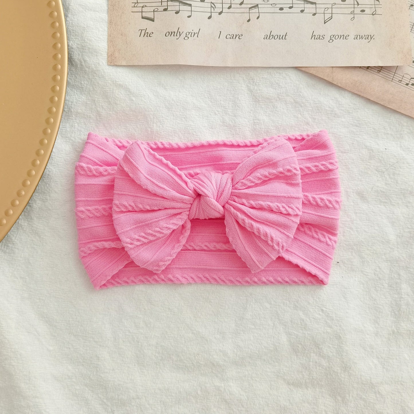 Elastic Nylon Hair Band Bow Baby Head Accessory Hair Accessory
