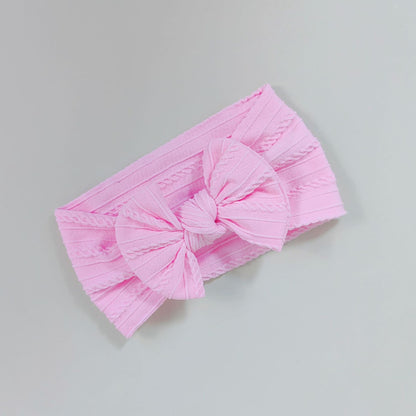 Elastic Nylon Hair Band Bow Baby Head Accessory Hair Accessory