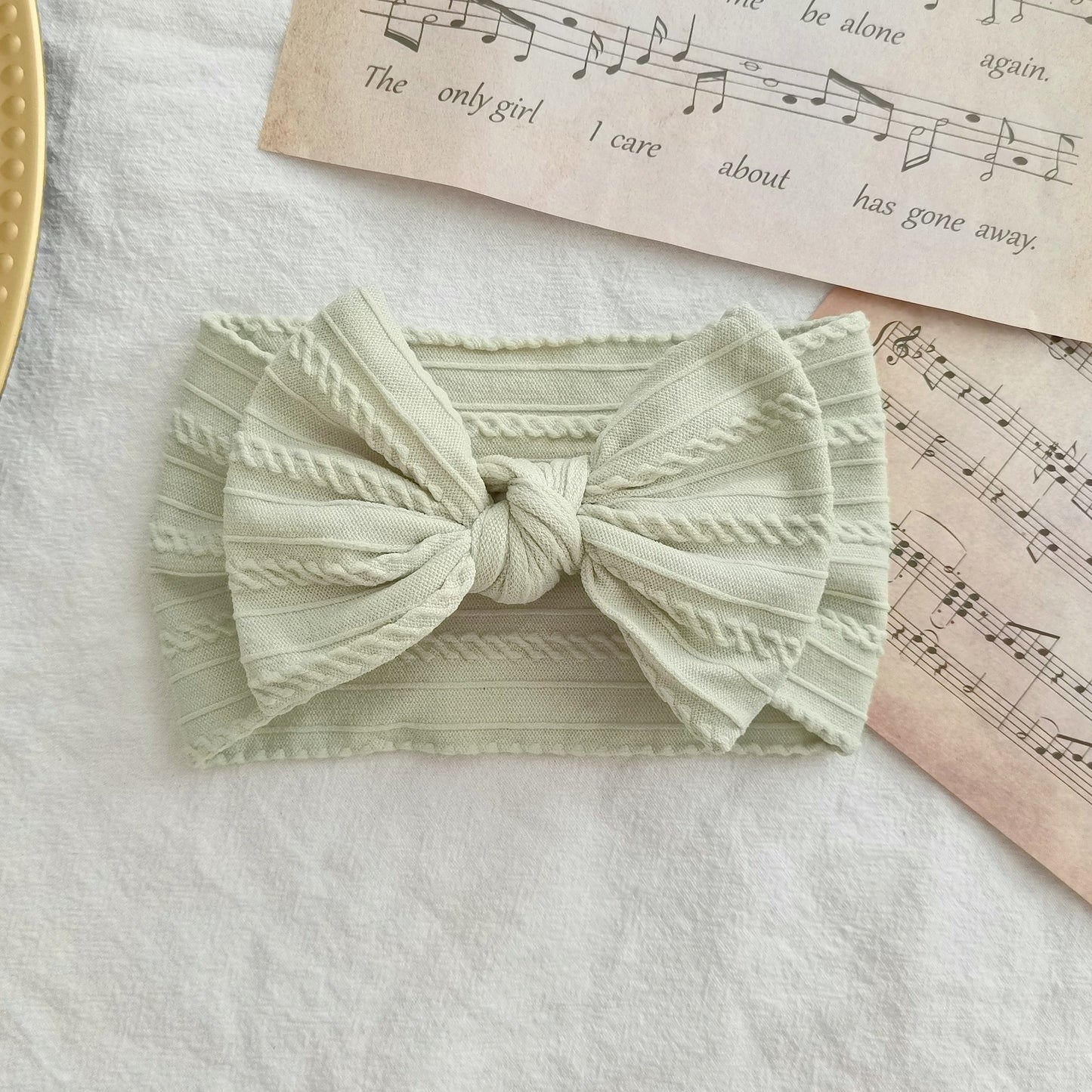 Elastic Nylon Hair Band Bow Baby Head Accessory Hair Accessory