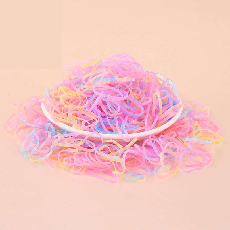 Black Elastic Band High Elasticity Elastic Band Headband Hair Tie