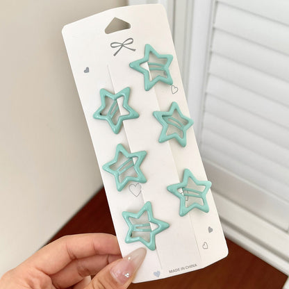 Bangs Clip Kids Flyaway Hair Head Accessory Cute Star