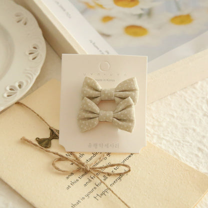 A172 Kids Head Accessory Hair Accessory INS Bow Hair Clip 1