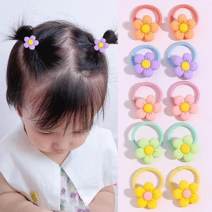Small Kids Elastic Band High Elasticity Hair Tie Cartoon Hair Tie