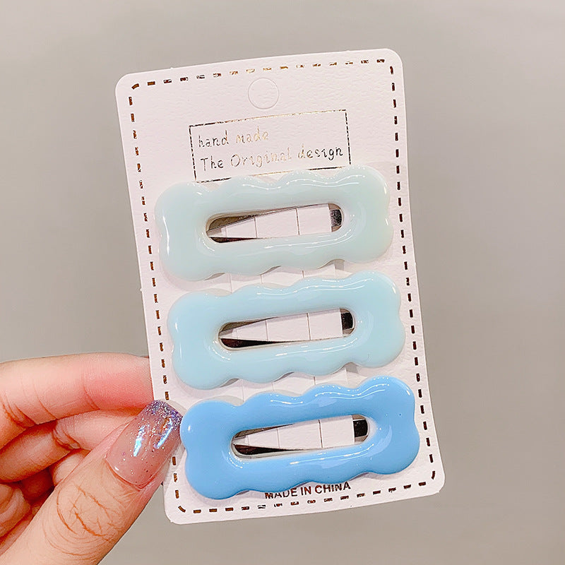 Hair Clip Side Bangs Hair Clip Heart BB Clip Kids Hairpin Head Accessory