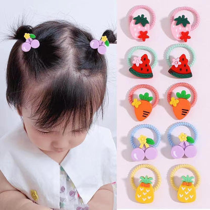 Small Kids Elastic Band High Elasticity Hair Tie Cartoon Hair Tie