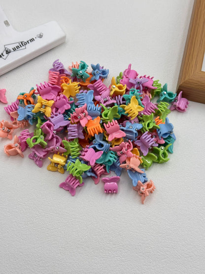 Colorful Kids Hairpin Clip Head Accessory Flyaway Hair Hair Clip Girl Bangs Braiding Mini Hair Clip Hair Accessory
