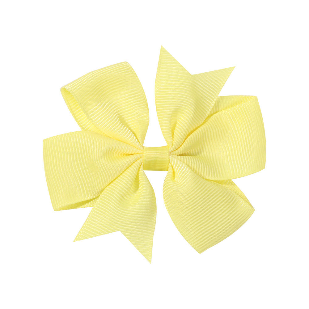 Handmade V Bow Hair Clip Hair Accessory Kids Head Accessory 564
