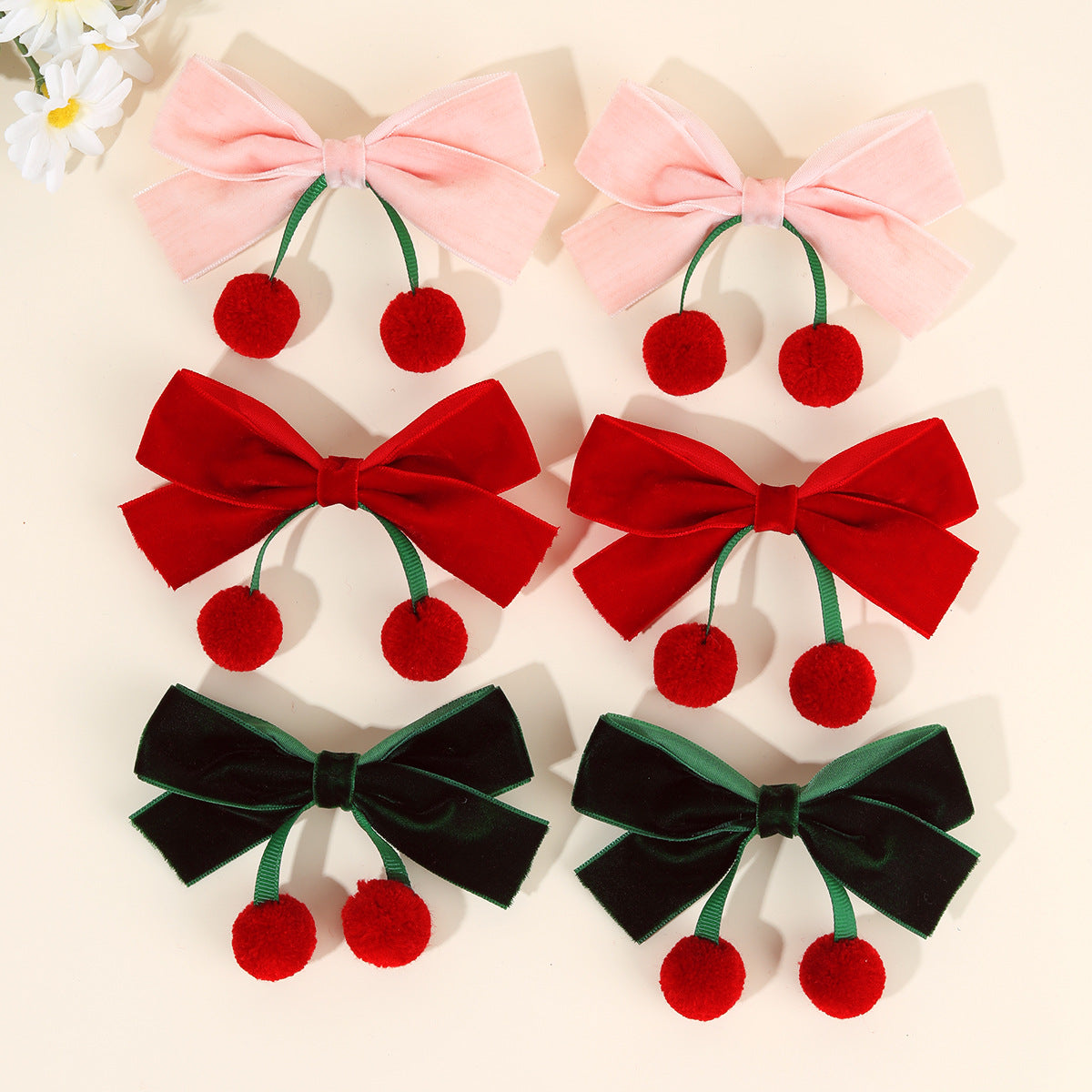Kids Bow Hair Clip Hair Accessory Hairpin Head Accessory Set
