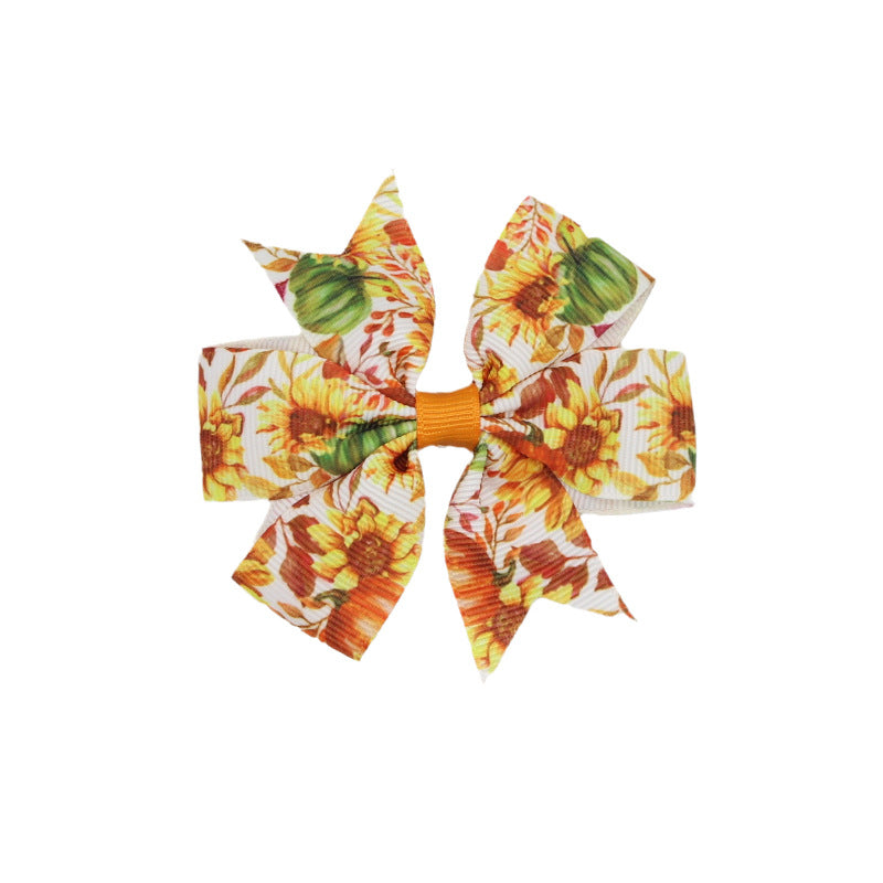 Kids Bow Hair Clip Cute Head Accessory