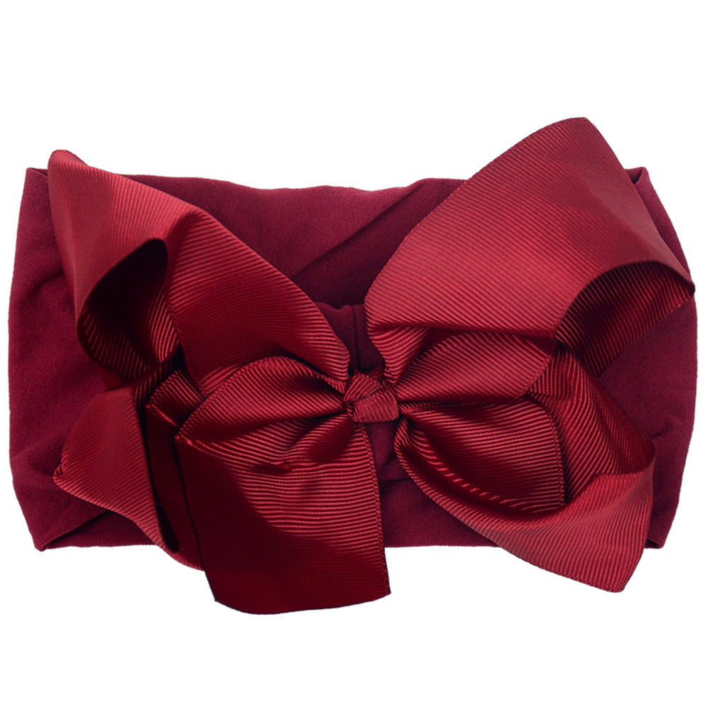 6inch Baby Elastic Hair Band Hair Accessory Minimalist Kids Bow Nylon Headband