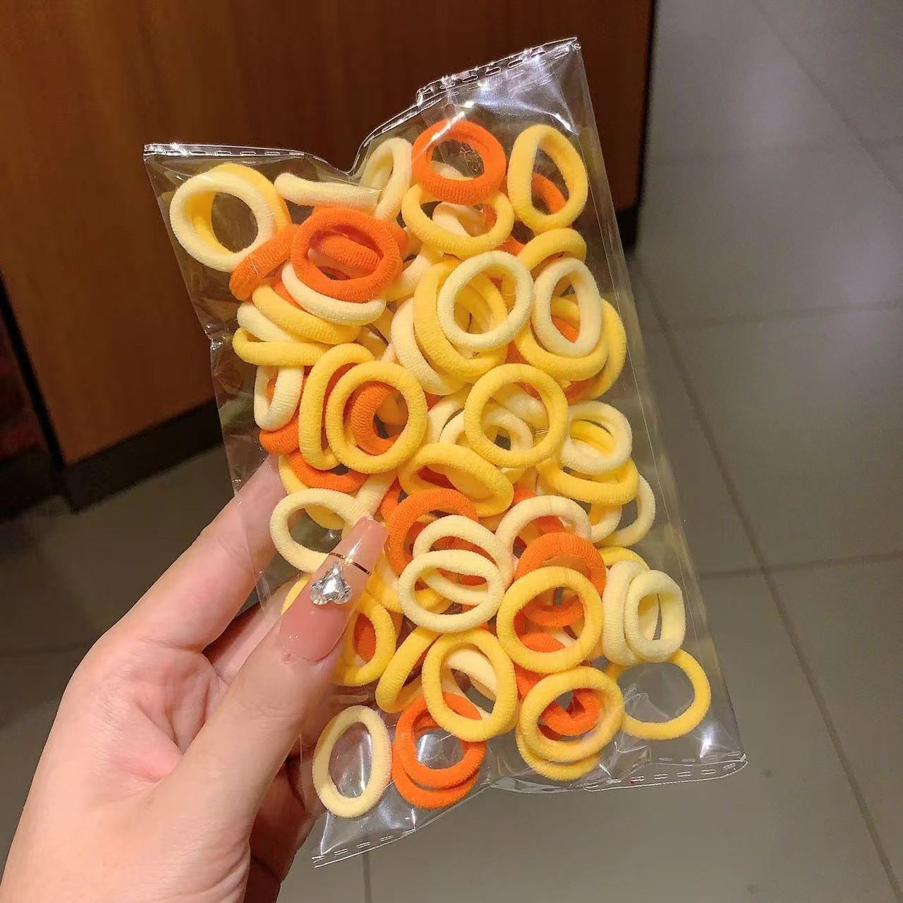 Hair Tie High Elasticity Kids Towel Ring Gentle on Hair Elastic Band Headband Hair Accessory 100