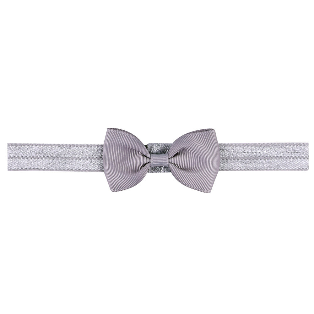 644 Kids Bow Hair Band Small Bow Elastic Headband