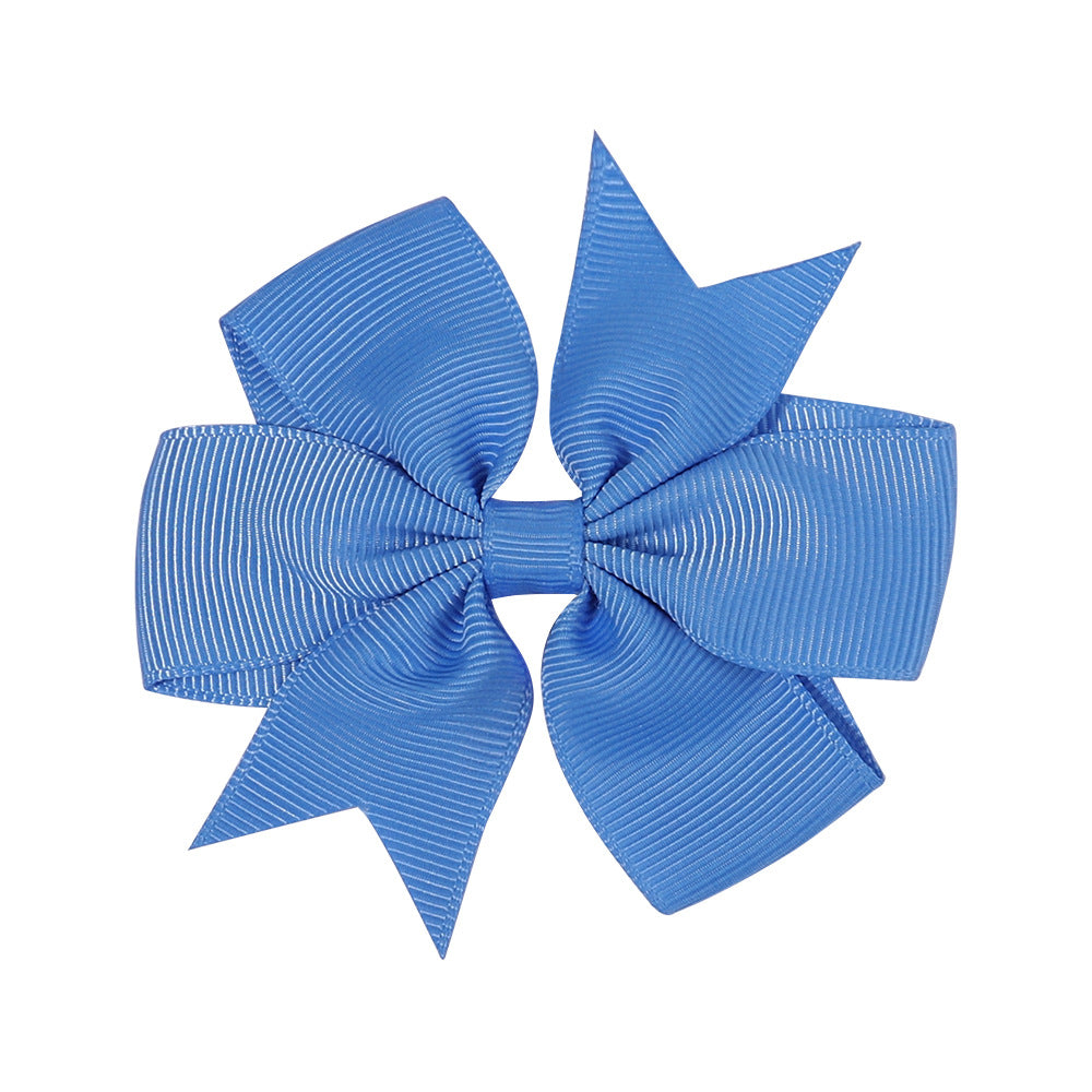 Handmade V Bow Hair Clip Hair Accessory Kids Head Accessory 564