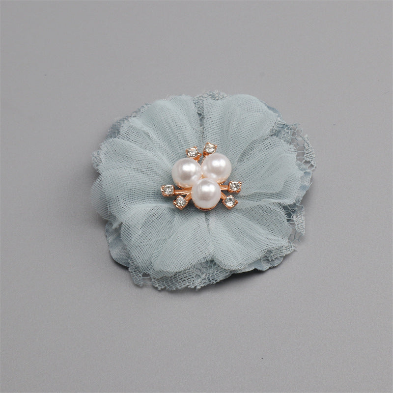 Fabric Handmade DIY Head Accessory Hair Clip Flower Accessory