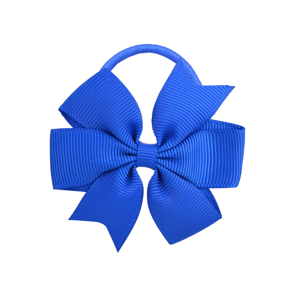 Handmade Multi-color Kids Hair Tie Bow Baby Head Accessory